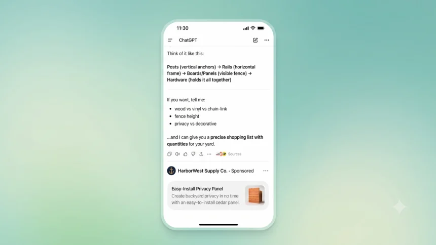 OpenAI começa a testar anúncios no ChatGPT no Brasil