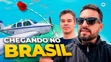 Voo sem GPS rumo ao Brasil: o Bonanza chega a Princess Juliana